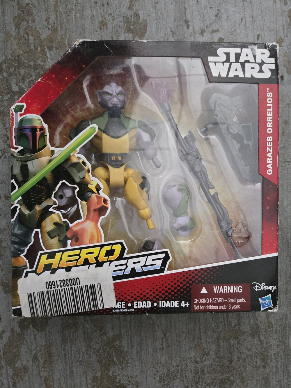 Star Wars Garazeb Orrelios Action Figure – Yellow, Green & Purple Accents